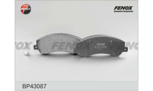 Колодки тормозные Fenox дисковые, арт. BP43087