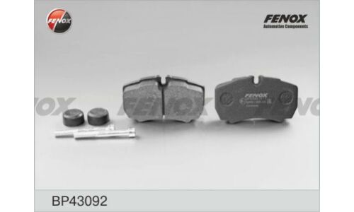 Колодки тормозные дисковые Fenox задние, комплект на ось (4 шт), арт. BP43092