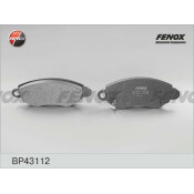 Колодки тормозные дисковые Fenox, передние, комплект на ось (4 шт), арт. BP43112