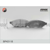 Колодки тормозные дисковые Fenox, передние, комплект на ось (4 шт), арт. BP43118