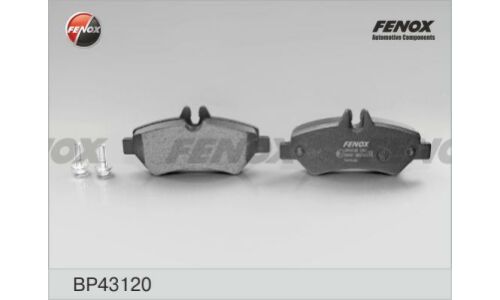 Колодки тормозные дисковые Fenox, задние, комплект на ось (4 шт), арт. BP43120