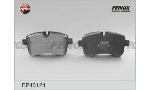 Колодки тормозные дисковые Fenox, задние, комплект на ось (4 шт), арт. BP43124