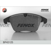Колодки тормозные дисковые Fenox, передние, комплект на ось (4 шт), арт. BP43125