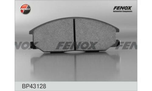 Колодки тормозные дисковые Fenox передние, комплект на ось (4 шт), арт. BP43128