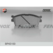 Колодки тормозные дисковые Fenox, передние, комплект на ось (4 шт), арт. BP43150