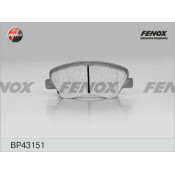 Колодки тормозные дисковые Fenox передние, комплект на ось (4 шт), арт. BP43151