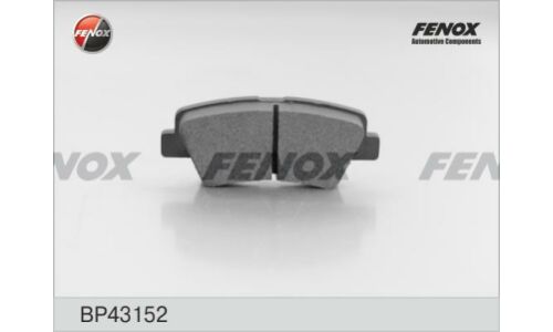 Колодки тормозные Fenox дисковые, арт. BP43152