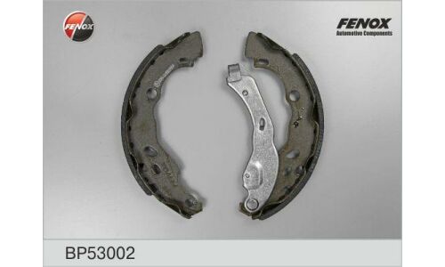 Колодки тормозные барабанные Fenox, комплект на ось (4 шт), арт. BP53002