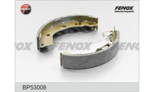 Колодки тормозные барабанные Fenox, комплект на ось (4 шт), арт. BP53008