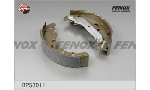 Колодки тормозные барабанные Fenox, комплект на ось (4 шт), арт. BP53011