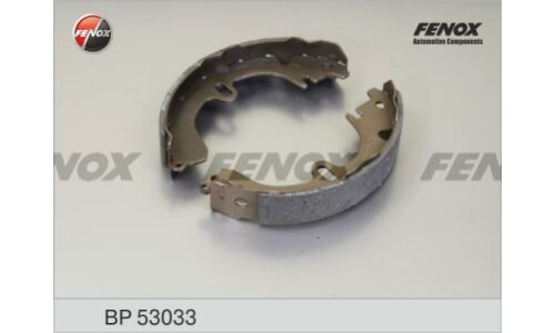 Колодки тормозные барабанные Fenox, комплект на ось (4 шт), арт. BP53033