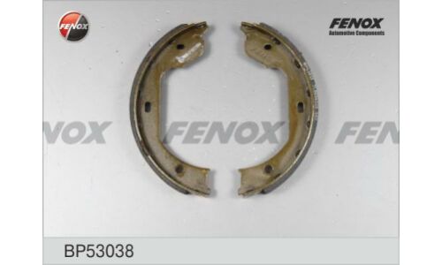 Колодки тормозные барабанные Fenox, комплект на ось (4 шт), арт. BP53038