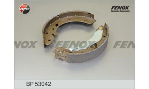 Колодки тормозные барабанные Fenox, комплект на ось (4 шт), арт. BP53042