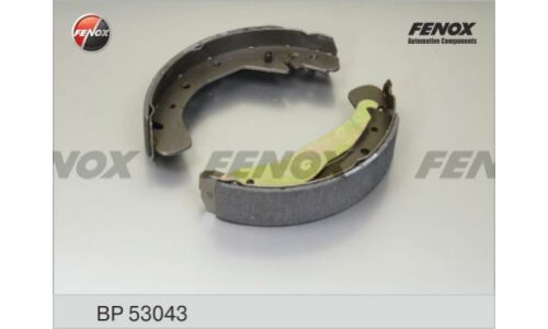 Колодки тормозные барабанные Fenox, комплект на ось (4 шт), арт. BP53043