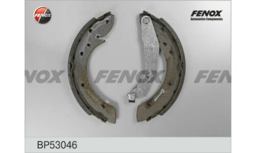 Колодки тормозные барабанные Fenox, комплект на ось (4 шт), арт. BP53046