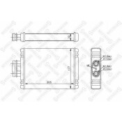 Радиатор печки VW Polo all 02> Stellox, арт. 10-35114-SX