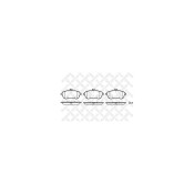 Колодки дисковые п. MB W204 1.8-2.3 07> | перед Stellox, арт. 1312 000-SX