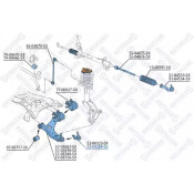 Шаровая опора л.+п. Ford Focus C-Max 04-07 | перед прав/лев Stellox, арт. 52-00289-SX
