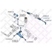 Тяга рул. Ford Mondeo 1.8/2.0Di &V6 01> | перед прав/лев Stellox, арт. 55-00277-SX