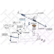 Тяга стаб. пер. п. BMW X5 all 00> | перед прав Stellox, арт. 56-00506-SX