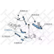 Рычаг задней подвески верхний Ford Focus | прав/лев Stellox, арт. 57-03652-SX