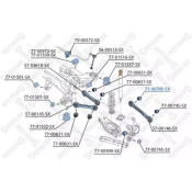 С/б зад. балки нижн. BMW E81/E87 04> | прав/лев Stellox, арт. 77-00745-SX