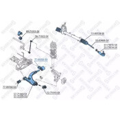 Сайлентблок рычага Stellox, для Ford Fiesta, арт. 77-00761-SX