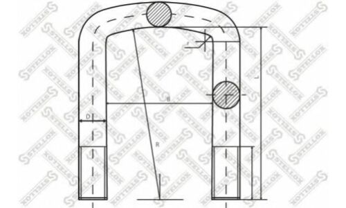 Стремянка 93xM22x2.5x187-U SCANIA P/R HCV Stellox, арт. 84-64196-SX