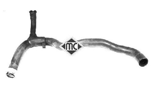 ПАТРУБОК РАДИАТОРА CIT XANTIA 1.9TD Metalcaucho, арт. 08647