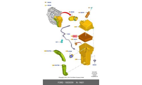 Фильтр воздушный Ford, арт. 1803059