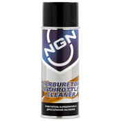 Очиститель карбюратора и дроссельных заслонок NGN Carburetor & Throttle Cleaner, растворяет и устраняет любые типы отложений, аэрозоль 400мл, арт. V0005