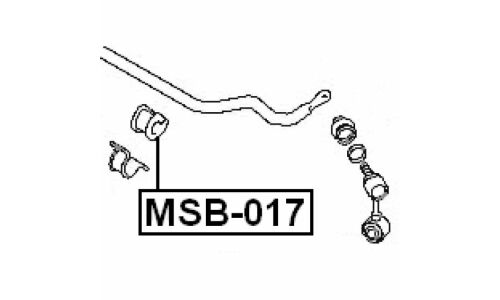 Втулка стабилизатора Febest, арт. MSB-017