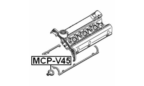 Прокладка свечного колодца Febest, арт. MCP-V45