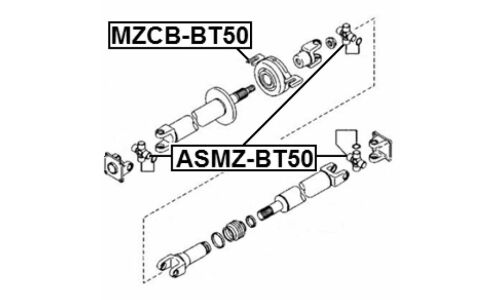 Крестовина карданного вала 27x92 Febest, арт. ASMZ-BT50