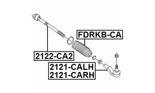 Наконечник рулевой тяги Febest, арт. 2121-CALH