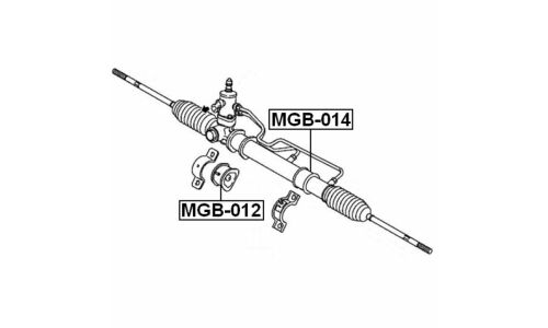 Сайлентблок Febest, арт. MGB-014