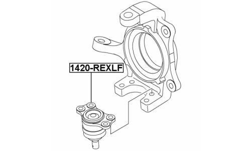 Опора шаровая Febest, арт. 1420-REXLF