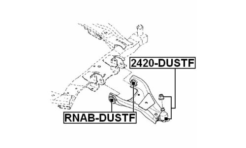 Опора шаровая Febest, арт. 2420-DUSTF