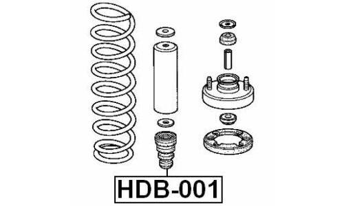 Отбойник амортизатора Febest, арт. HDB-001
