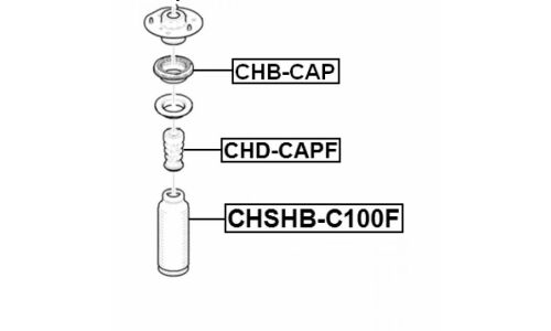 Подшипник опоры амортизатора Febest, арт. CHB-CAP