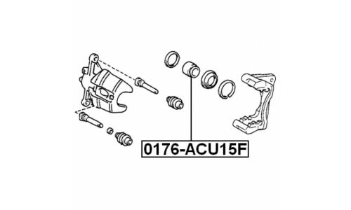 Поршень тормозного суппорта Febest, передний, арт. 0176-ACU15F