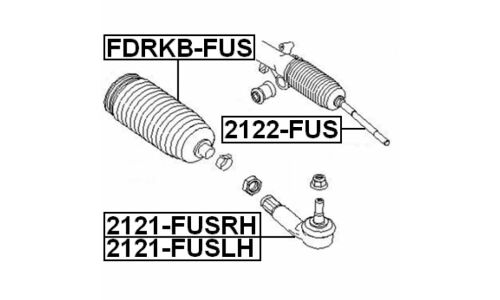 Тяга рулевая Febest, арт. 2122-FUS