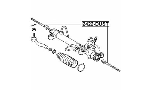 Тяга рулевая Febest, арт. 2422-DUST