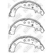 Колодки тормозные барабанные NiBK, комплект на ось (4 шт), арт. FN2383