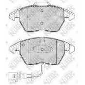 Колодки тормозные дисковые NiBK, комплект на ось (4 шт), арт. PN0348W