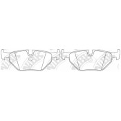 Колодки тормозные NiBK дисковые, арт. PN0014