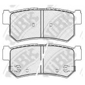 Колодки тормозные дисковые NiBK, комплект на ось (4 шт), арт. PN0440