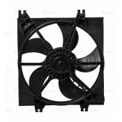 Вентилятор охлаждения радиатора Luzar, с кожухом, для Hyundai Accent, арт. LFc 0800