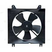 Вентилятор охлаждения радиатора Luzar, с кожухом, для Chevrolet Lacetti, арт. LFc 0564