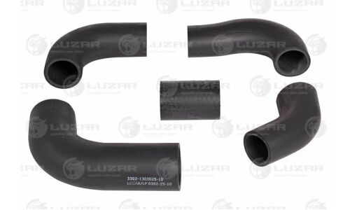 Кмпл патрубков охл. (5шт.) для а/м ГАЗ 3302 ГАЗель (406) Luzar, арт. LPK 0306